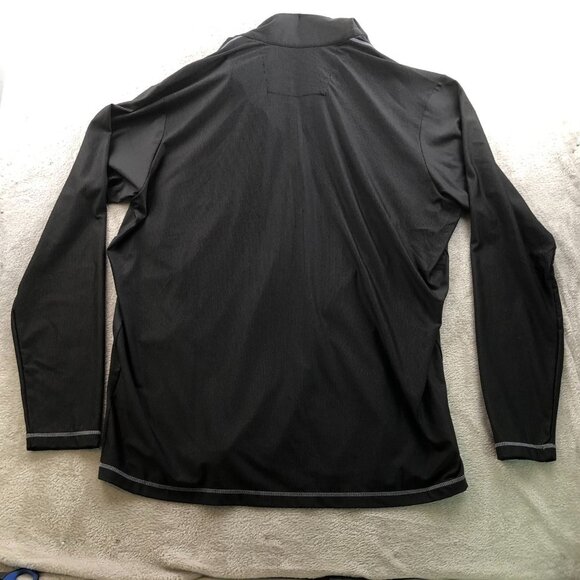 Laker's Mens Sweatshirt Size 2XLT Los Angeles Lakers 1/4 Zip Activewear Black - Picture 2 of 10